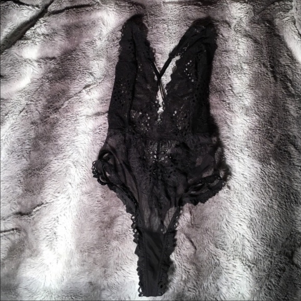 NWOT Victoria secret black teddy